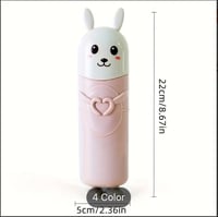 Image 3 of Cute Rabbit Toothbrush Holder – Bathroom Organizer for Kids & Adults pack of 2