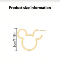 Image 3 of Mickey gold earrings 