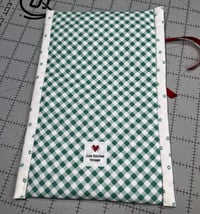 Image 2 of Vintage Embroidered Cherries Zippered Bag