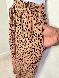Image 2 of Entro Leopard Print Palazzo Pants Size Medium