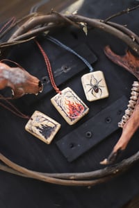 Image 2 of Collana Placca d’Osso -spooky season🎃-