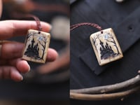 Image 3 of Collana Placca d’Osso -spooky season🎃-