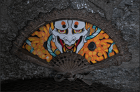 HANNYA - ORIGINAL PAINTING IN ANTIQUE FRAME