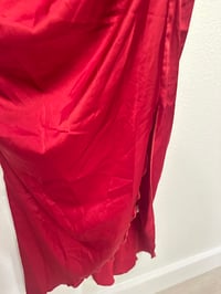 Image 4 of Satin Red Dress Size Large
