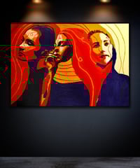 Image 2 of Write Your Story IV – Becoming in Fire and Shadow (Original Series – Hand Painted 1/3)