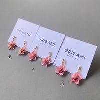 Image 4 of Origami Sakura Earrings