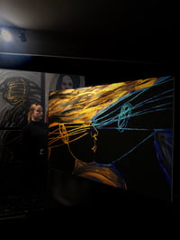Image 2 of Gravity IV – When Eyes Become Anchors (Original Series – Hand Painted 2/3)