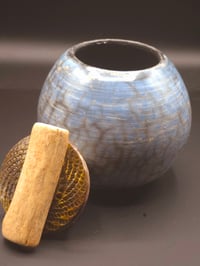 Image 1 of Taino wooden lidded jar