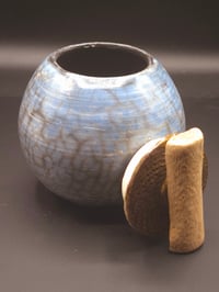 Image 2 of Taino wooden lidded jar