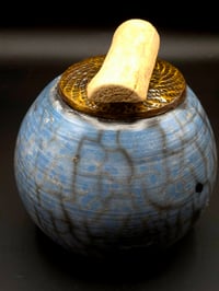 Image 5 of Taino wooden lidded jar