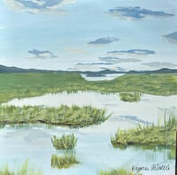 Image 1 of Watercolor original Mornin’ Marshin