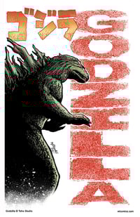 Godzilla 2000 11x17 Print