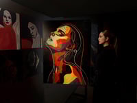 Image 2 of Intense III – The Rise of Inner Fire (Original Series – Hand Painted 1/3)