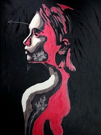 Image 1 of Rosa I – She Burns Without Sound (Original Series – Hand Painted 1/3)
