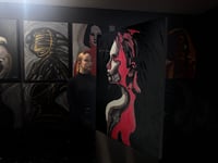 Image 2 of Rosa I – She Burns Without Sound (Original Series – Hand Painted 1/3)