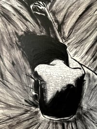 Image 1 of Ink Your Skin I – Words Beneath the Flesh (Original Series – Hand Painted 2/3)