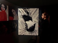 Image 2 of Ink Your Skin I – Words Beneath the Flesh (Original Series – Hand Painted 2/3)