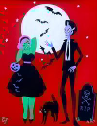 Graveyard Ghoulfriend- 8x10