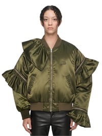 Image 1 of KUPKA ruffled bomber jacket