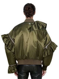 Image 2 of KUPKA ruffled bomber jacket