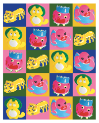 Trinkets Collage Print