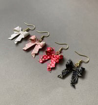 Image 1 of Origami Ribbon Earrings