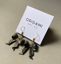 Image 3 of Origami Ribbon Earrings