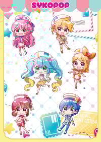 Image 1 of Magical Mirai 2024 - Charms and Sticker Sheet