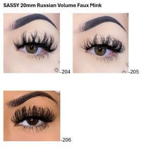 Image 2 of SASSY- 20mm Mink Lashes
