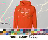 Image 4 of The Promises Of The Lord - Long Sleeve Unisex Custom Hoodie - Christian FaithWear | Custom Apparel