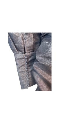 Image 2 of CHOOSY- Silver Dress Puffy Sleeves