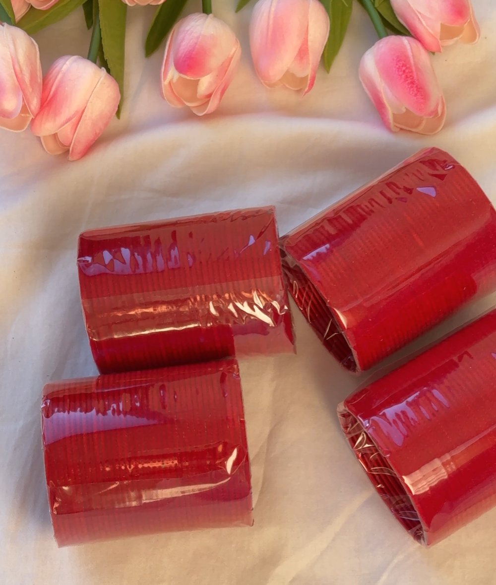 Image of Velvets Red Chura 36 Piece Set 