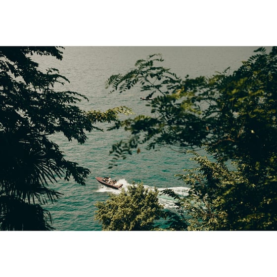 Image of Boat of Como 02 (Barca di Como 02) — Luxury Wooden Boat, Lake Como Photography