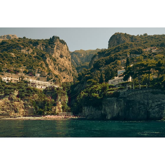 Image of By the Sea in Positano (Positano al Mare 02) — Amalfi Coast Fine Art Print