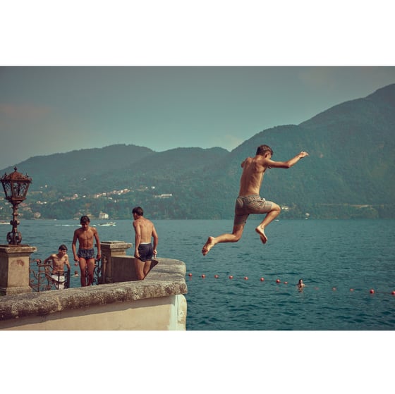 Image of Boys of Como (Ragazzi Di Como 01) — Lake Como Fine Art Print