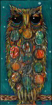 Image 1 of ORIGINAL 14x7 acrylic on canvas ‘Cleo Kossoff Can’t Recall Her Darkest Dreams’