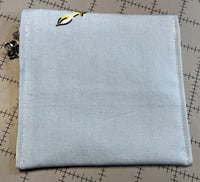 Image 3 of Vintage Blue & Yellow Tablecloth Little Wallet III