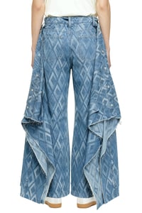 Image 2 of DRAPED denim pants