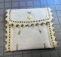 Image 1 of Floral Embroidered Little Wallet 