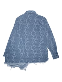 Image 4 of DRAPED denim shirt