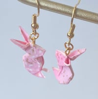 Image 4 of Origami Bunny Earrings