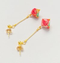 Image 5 of Origami T-drop Earrings