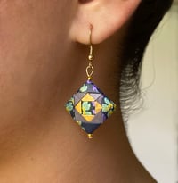 Image 1 of Origami Square Earrings