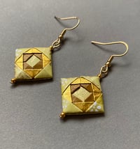 Image 3 of Origami Square Earrings