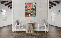 Image 2 of Industrial Dreams — large wall art on original canvas 30 x 40