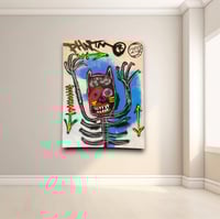 Image 2 of Radiant Decay — large wall art on original canvas 30 x 40