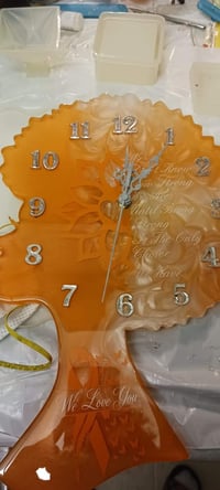 Image 3 of Customize Resin Clocks 3 Colors