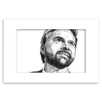 Image 2 of The Ascent — JD Vance in Ink | 4x6 | Original Ink Drawing