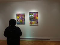 Image 2 of Off Context— large wall art on original canvas 24 x 36