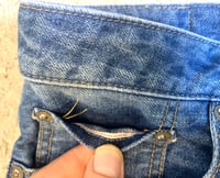 Image 5 of Japan Blue jeans Momotaro selvedge indigo dyed pants, size 33 